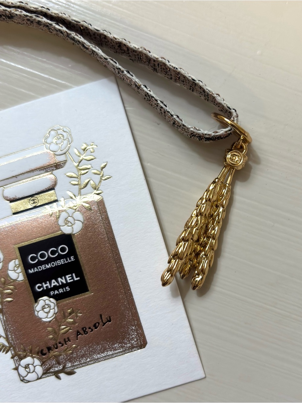 Chanel wheat charm